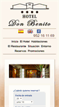 Mobile Screenshot of hoteldonbenito.com